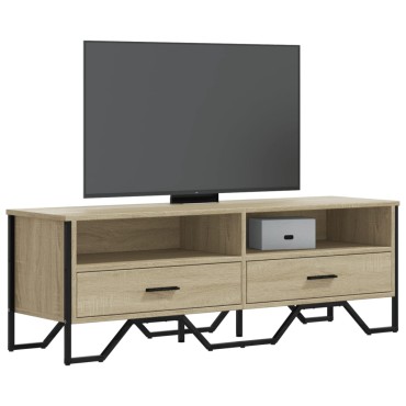 vidaXL Έπιπλο Τηλεόρασης Sonoma Δρυς 122x34x41cm Επεξεργασμένο Ξύλο