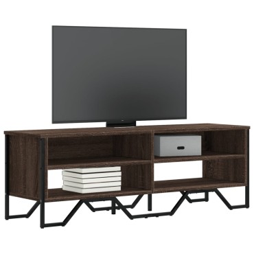 vidaXL Έπιπλο Τηλεόρασης Καπνιστή Δρυς 122x34x41cm Επεξεργασμένο Ξύλο