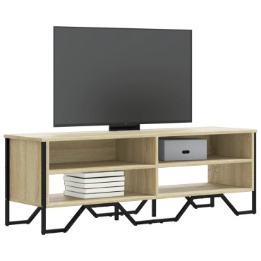 vidaXL Έπιπλο Τηλεόρασης Sonoma Δρυς 122x34x41cm Επεξεργασμένο Ξύλο