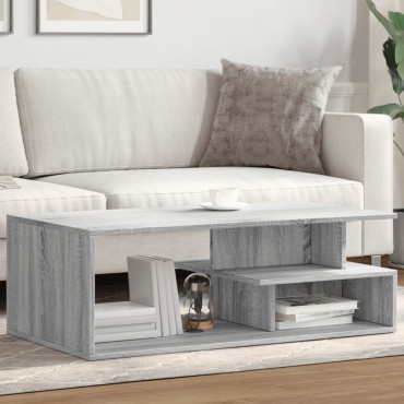 vidaXL Τραπεζάκι Σαλονιού Γκρι Sonoma 102x55x35cm Επεξεργασμένο Ξύλο 1 τεμ.