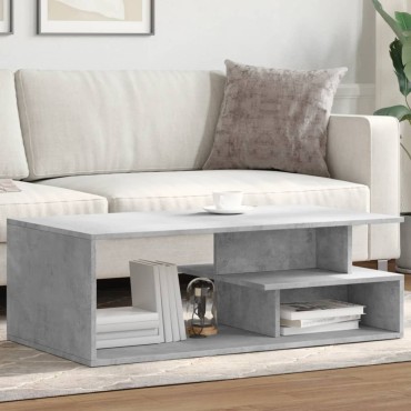 vidaXL Τραπεζάκι Σαλονιού Γκρι Σκυρ. 102x55x35cm Επεξεργασμένο Ξύλο 1 τεμ.