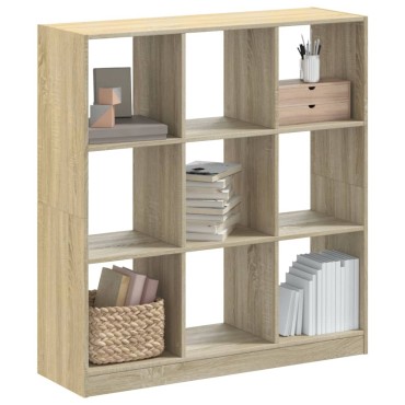 vidaXL Βιβλιοθήκη Sonoma Δρυς 102x32x108cm από Επεξεργασμένο Ξύλο 1 τεμ.
