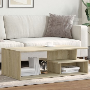 vidaXL Τραπεζάκι Σαλονιού Sonoma Δρυς 102x55x35cm Επεξεργασμένο Ξύλο 1 τεμ.
