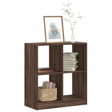 vidaXL Βιβλιοθήκη Καφέ Δρυς 68,5x32x75cm από Επεξεργ. Ξύλο 1 τεμ.