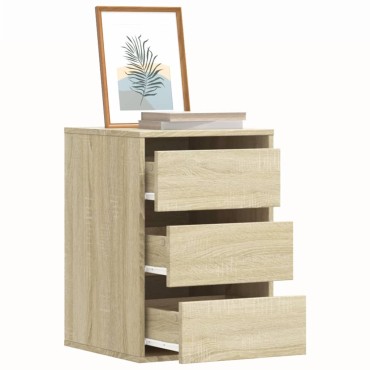 vidaXL Συρταριέρα Sonoma Δρυς 40x41x58cm από Επεξεργ. Ξύλο 1 τεμ.
