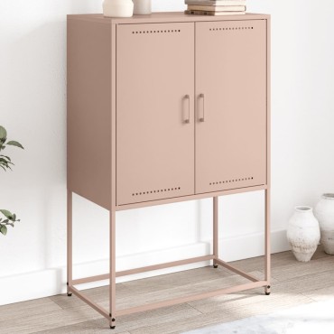 vidaXL Έπιπλο Τηλεόρασης Λευκό 100,5x39x60,5cm από Ατσάλι