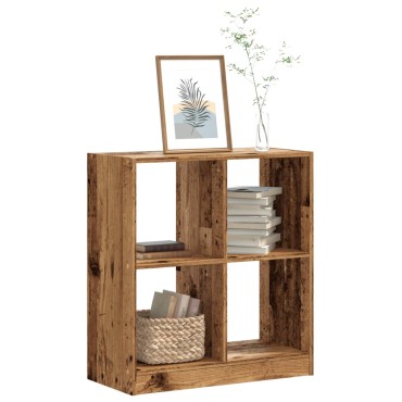 vidaXL Βιβλιοθήκη Όψη Παλαιού Ξύλου 68,5x32x75cm Επεξεργασμένο Ξύλο 1 τεμ.