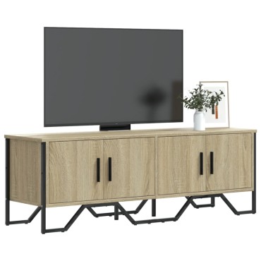 vidaXL Έπιπλο Τηλεόρασης Sonoma Δρυς 122x34x41cm Επεξεργασμένο Ξύλο