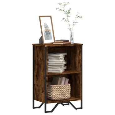 vidaXL Βιβλιοθήκη Καπνιστή Δρυς 50x31x74,5cm από Επεξεργασμένο Ξύλο 1 τεμ.
