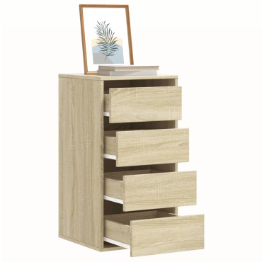 vidaXL Συρταριέρα Sonoma Δρυς 40x41x76cm από Επεξεργ. Ξύλο 1 τεμ.