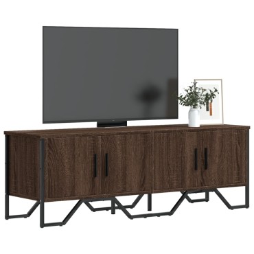 vidaXL Έπιπλο Τηλεόρασης Καπνιστή Δρυς 122x34x41cm Επεξεργασμένο Ξύλο