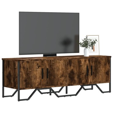 vidaXL Έπιπλο Τηλεόρασης Καπνιστή Δρυς 122x34x41cm Επεξεργασμένο Ξύλο