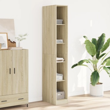 vidaXL Ντουλάπα Sonoma Δρυς 30x50x200cm από Επεξεργασμένο Ξύλο 1 τεμ.