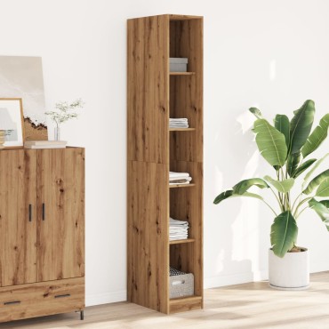 vidaXL Ντουλάπα Αρτισιανή Δρυς 30x50x200cm από Επεξεργασμένο Ξύλο 1 τεμ.