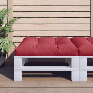 vidaXL Μαξιλάρι Καναπέ Παλέτας Μπορντό 70x70x12cm