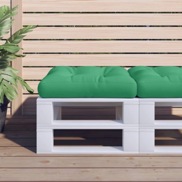 vidaXL Μαξιλάρι Παλέτας Γκρι 50x50x12cm Υφασμάτινο