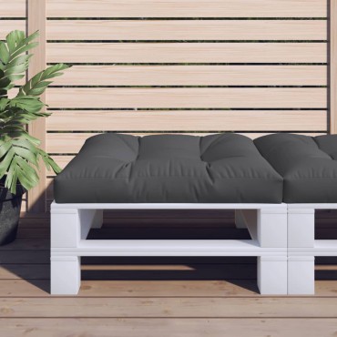 vidaXL Μαξιλάρι Καναπέ Παλέτας Μαύρο 70x70x12cm