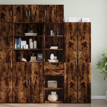 vidaXL Ντουλάπι Αποθήκευσης Στενό Δρυς 45x42,5x225cm Επεξεργ. Ξύλο 1 τεμ.
