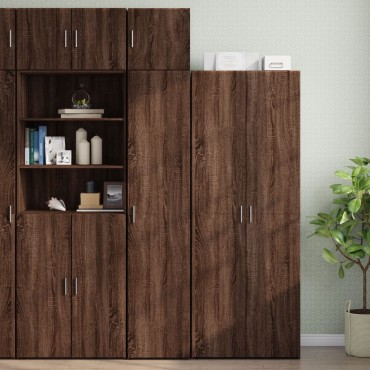 vidaXL Ντουλάπι Αποθήκευσης Στενό Δρυς 40x42,5x225cm Επεξεργ. Ξύλο 1 τεμ.