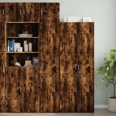 vidaXL Ντουλάπι Αποθήκευσης Στενό Δρυς 40x42,5x225cm Επεξεργ. Ξύλο 1 τεμ.
