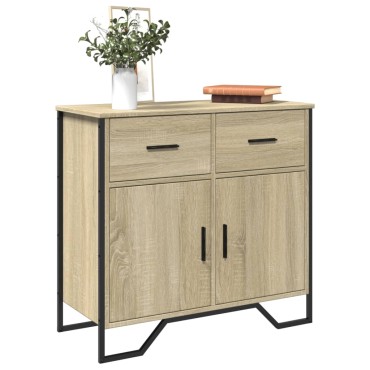 vidaXL Ντουλάπι Sonoma Δρυς 79,5x35,5x74,5cm από Επεξεργασμένο Ξύλο 1 τεμ.