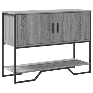 vidaXL Τραπέζι Κονσόλα Γκρι Sonoma 100x35x74,5cm Επεξεργασμένο Ξύλο 1 τεμ.