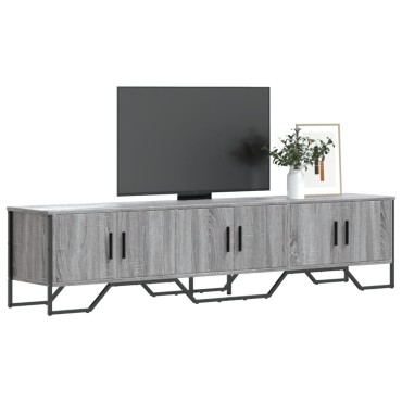 vidaXL Έπιπλο Τηλεόρασης Γκρι Sonoma 180x34x41cm από Επεξεργ. Ξύλο
