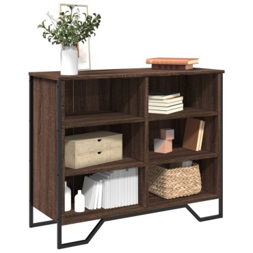 vidaXL Συρταριέρα Καφέ Δρυς 91x35,5x74,5cm από Επεξεργασμένο Ξύλο 1 τεμ.