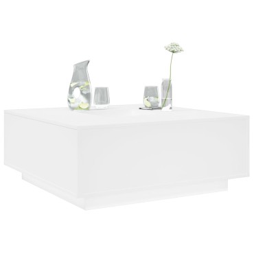 vidaXL Τραπεζάκι Σαλονιού Λευκό 100x100x40cm από Επεξεργασμένο Ξύλο 1 τεμ.