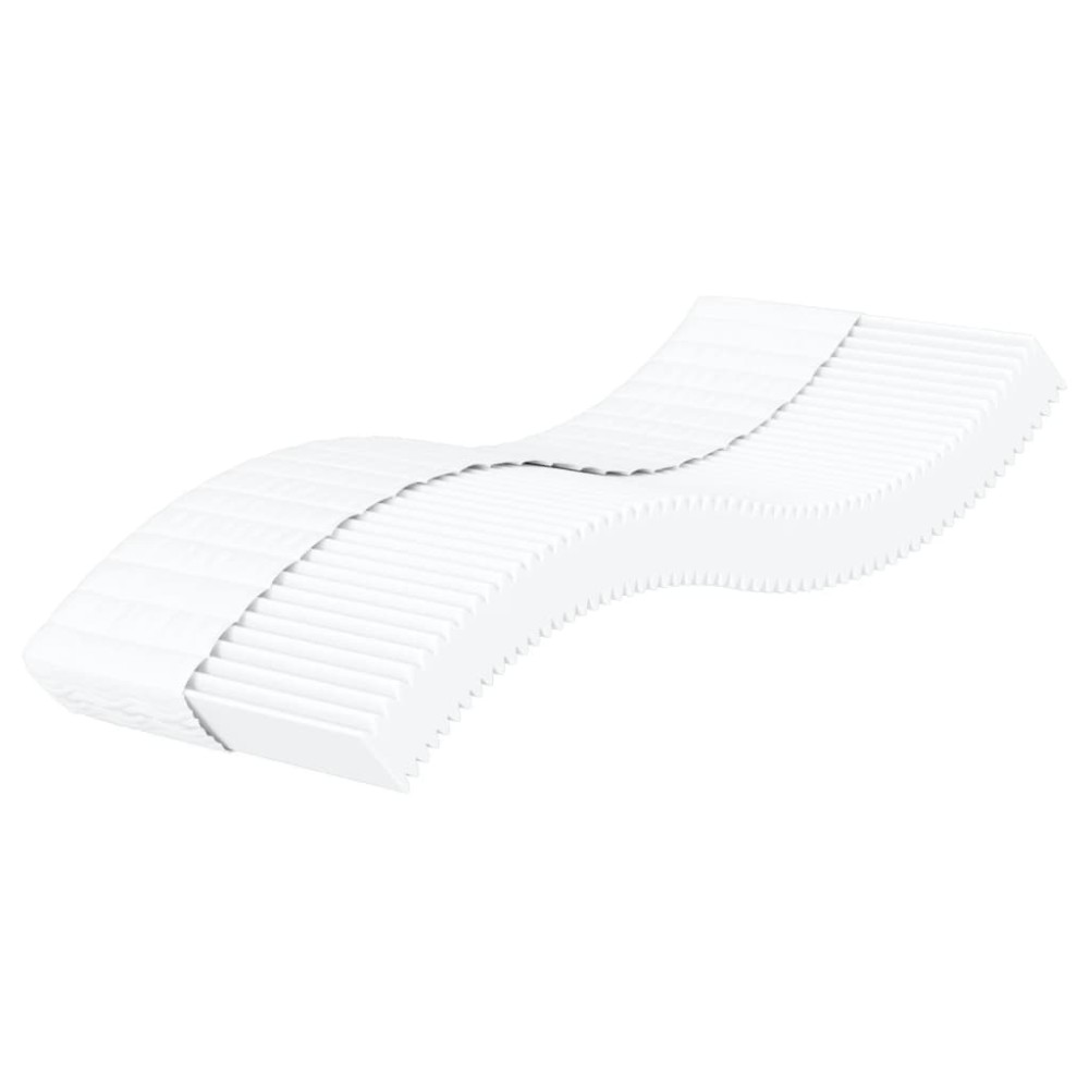 vidaXL Στρώμα Αφρού Σκληρότητα H2 H3 Λευκό 100x210cm 1 τεμ. - Μονό