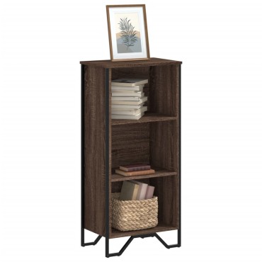 vidaXL Βιβλιοθήκη Καφέ Δρυς 50x31x106cm από Επεξεργασμένο Ξύλο 1 τεμ.