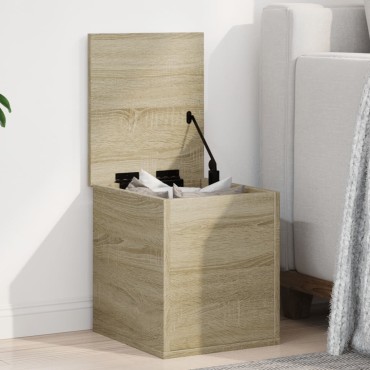 vidaXL Κουτί Αποθήκευσης Sonoma Δρυς 30x35x35cm Επεξεργασμένο Ξύλο 1 τεμ.