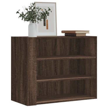 vidaXL Ντουλάπι Τοίχου Καφέ Δρυς 75x35x60cm Επεξεργασμένο Ξύλο 1 τεμ.