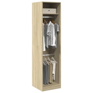 vidaXL Ντουλάπα Χρώμα Sonoma Δρυς 50x50x200cm από Επεξ. Ξύλο 1 τεμ.