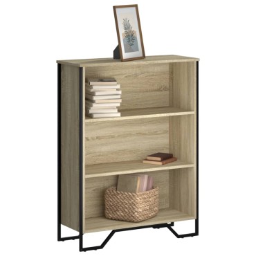 vidaXL Βιβλιοθήκη Sonoma Δρυς 80x31x106cm από Επεξεργασμένο Ξύλο 1 τεμ.