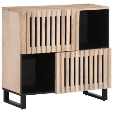 vidaXL Ντουλάπι 80x34x75cm από Μασίφ Ξύλο Μάνγκο 1 τεμ.