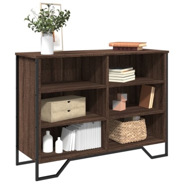 vidaXL Ντουλάπι Καφέ Δρυς 101x35,5x74,5cm Επεξεργασμένο Ξύλο 1 τεμ.