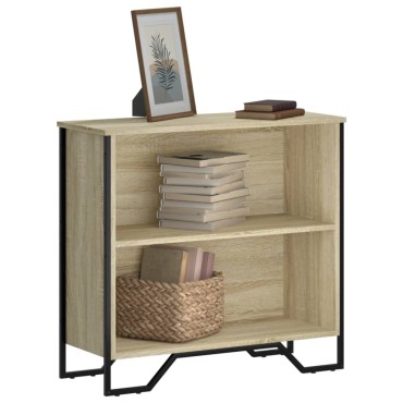 vidaXL Βιβλιοθήκη Sonoma Δρυς 80x31x74,5cm από Επεξεργασμένο Ξύλο 1 τεμ.