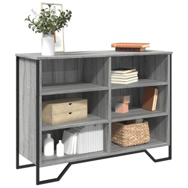 vidaXL Μπουφές Γκρι Sonoma 101x35,5x74,5cm από Επεξεργασμένο Ξύλο 1 τεμ.