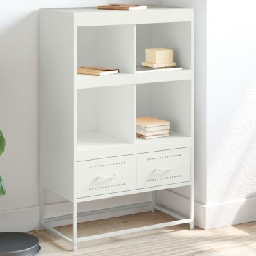 vidaXL Ντουλάπι Λευκό 68x39x111,5cm από Χάλυβα 1 τεμ.