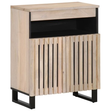 vidaXL Ντουλάπι 60x34x75cm από Μασίφ Ξύλο Μάνγκο 1 τεμ.