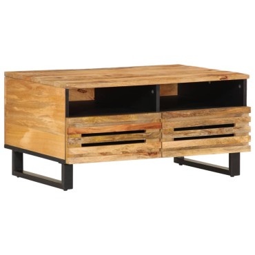vidaXL Τραπεζάκι Σαλονιού 80x55x40cm από Μασίφ Ξύλο Μάνγκο 1 τεμ.
