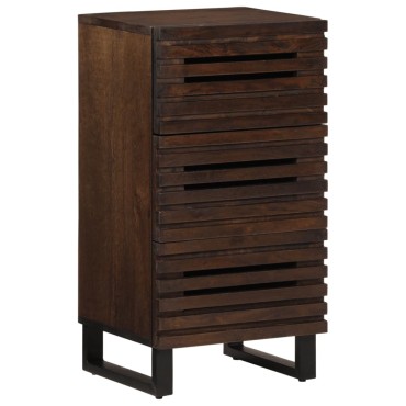 vidaXL Ντουλάπι Καφέ 40x34x75cm από Μασίφ Ξύλο Μάνγκο 1 τεμ.