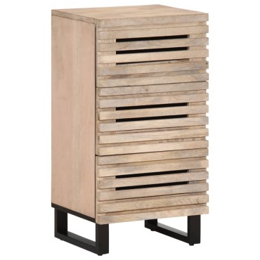 vidaXL Ντουλάπι 40x34x75cm από Μασίφ Ξύλο Μάνγκο 1 τεμ.