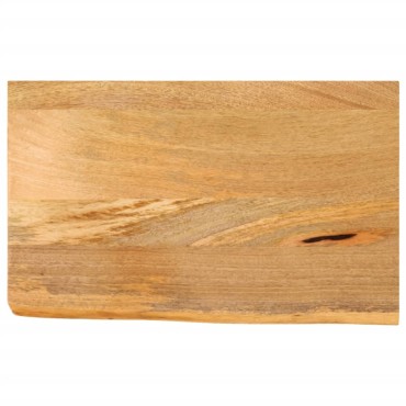 vidaXL Επιφάνεια Τραπεζιού 50x20x3,8cm Live Edge Μασίφ Ξύλο Μάνγκο 1 τεμ.