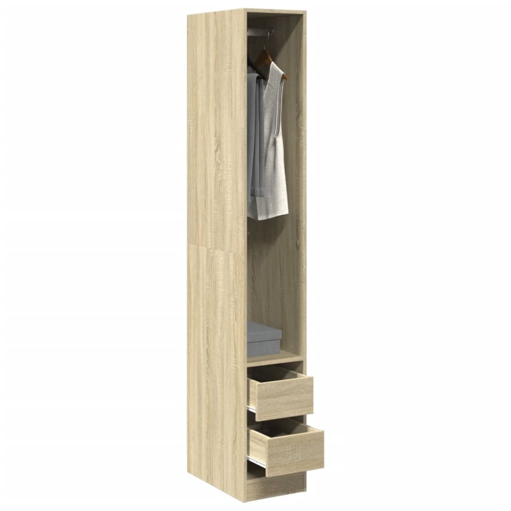 vidaXL Ντουλάπα Sonoma Δρυς 30x50x200cm από Επεξεργασμένο Ξύλο 1 τεμ.
