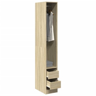 vidaXL Ντουλάπα Sonoma Δρυς 30x50x200cm από Επεξεργασμένο Ξύλο 1 τεμ.