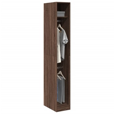 vidaXL Ντουλάπα Καφέ Δρυς 30x50x200cm από Επεξεργασμένο Ξύλο 1 τεμ.