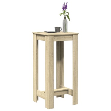 vidaXL Τραπέζι Μπαρ Sonoma Δρυς 51x50x103,5cm Επεξ. Ξύλο 1 τεμ.