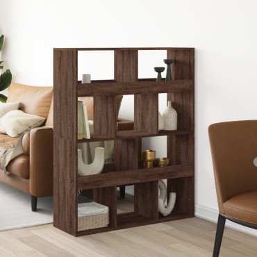 vidaXL Βιβλιοθήκη/Διαχωριστικό Χώρου Δρυς 100x33x125,5cm Επεξ. Ξύλο 1 τεμ.